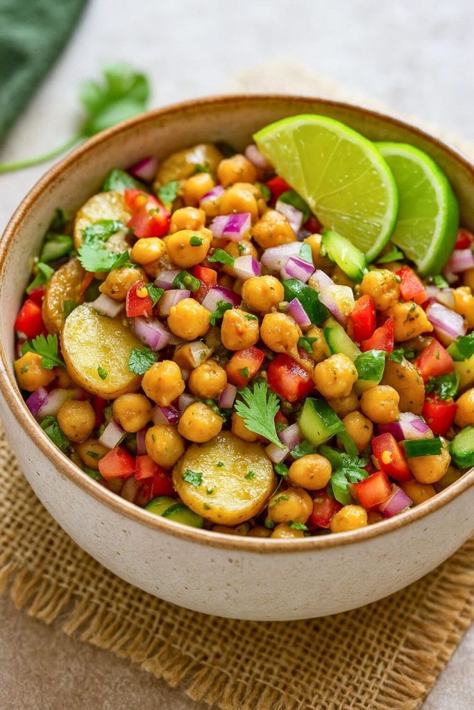 Potato Chickpea Salad