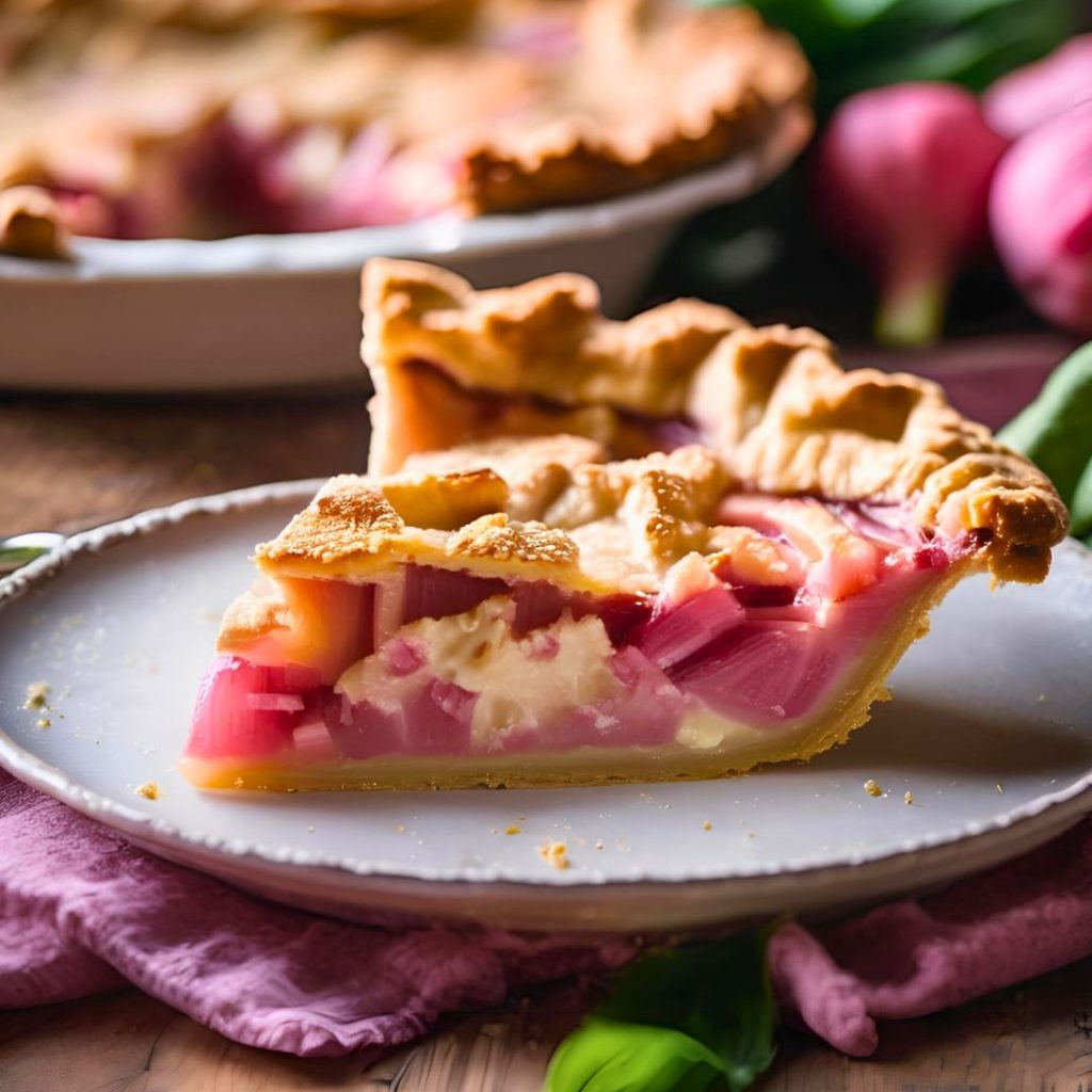 Rhubarb Custard Pie