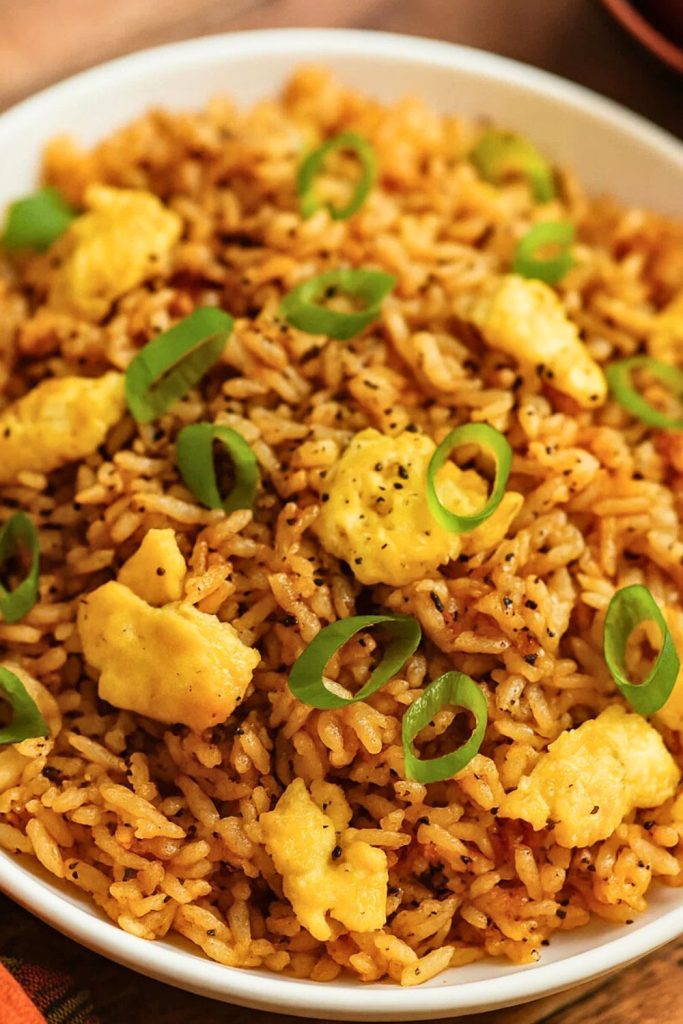 Scrambled Eggs with Rice