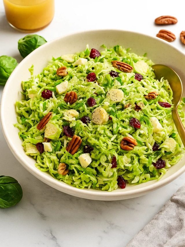 Shaved Brussels Sprouts Salad
