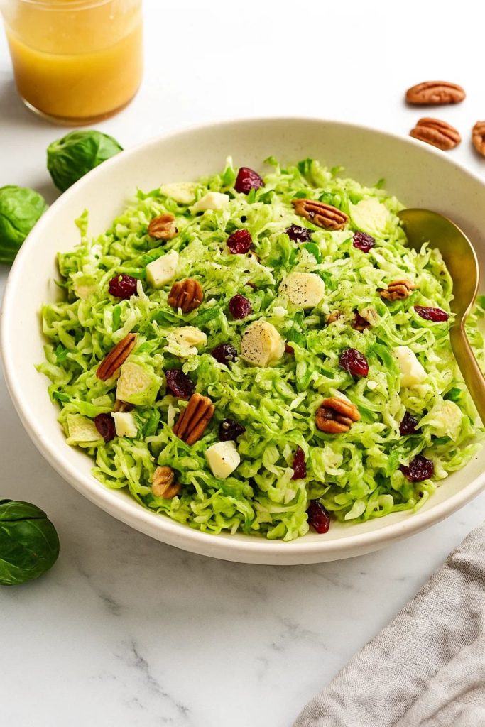 Shaved Brussels Sprouts Salad