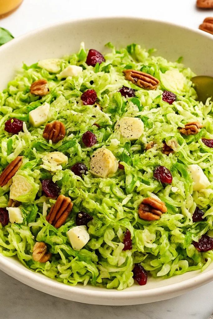 Shaved Brussels Sprouts Salad