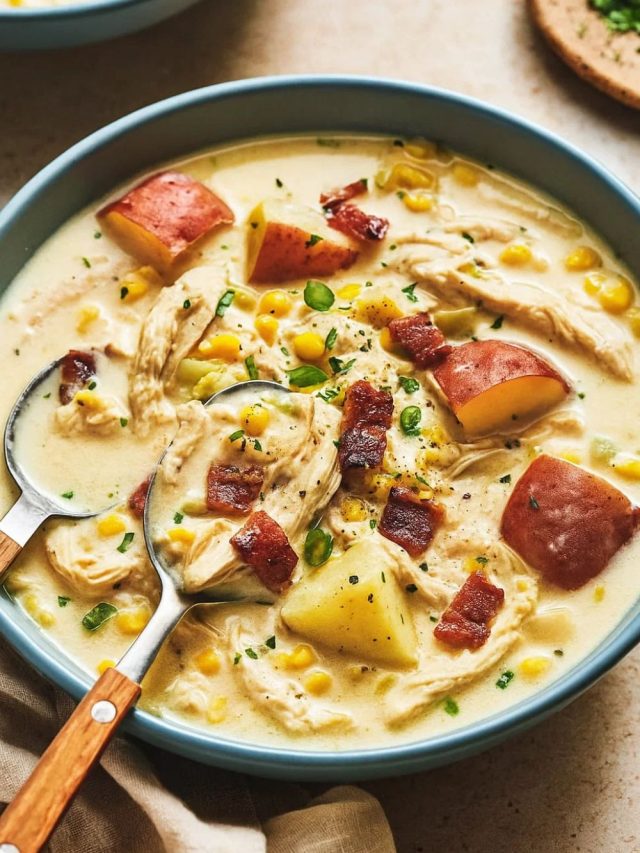 Slow Cooker Chicken Corn Chowder