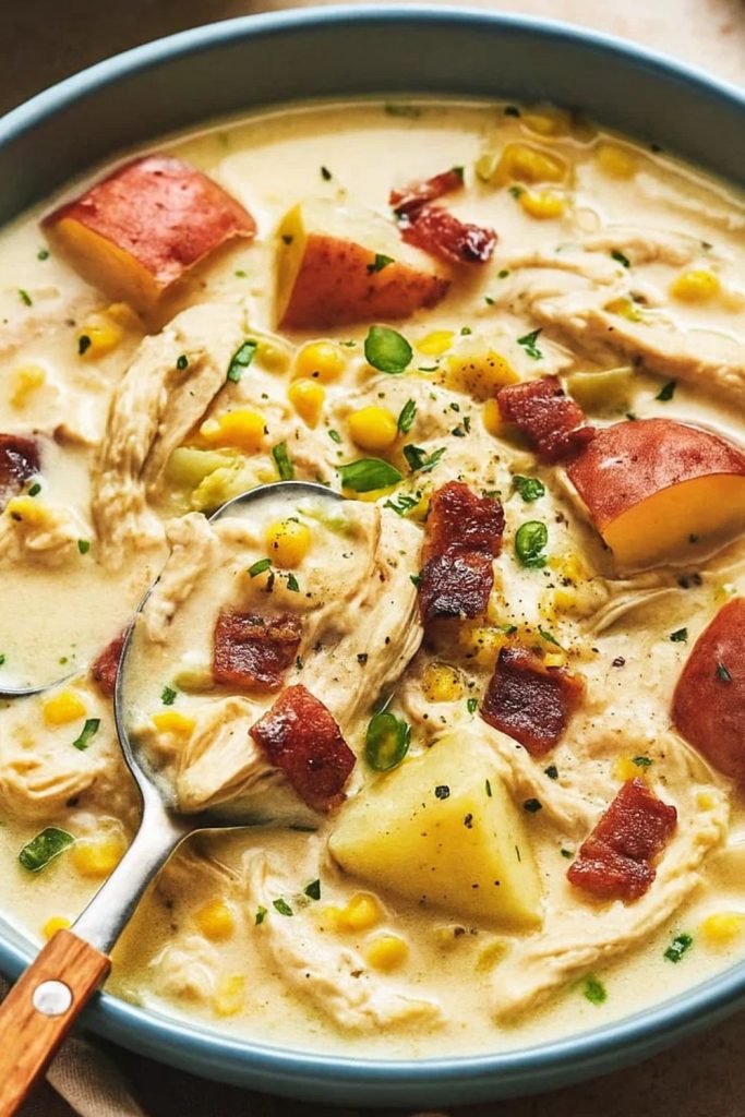 Slow Cooker Chicken Corn Chowder