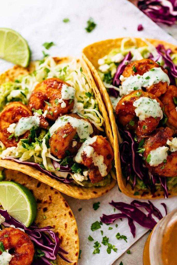 Spicy Shrimp Tacos