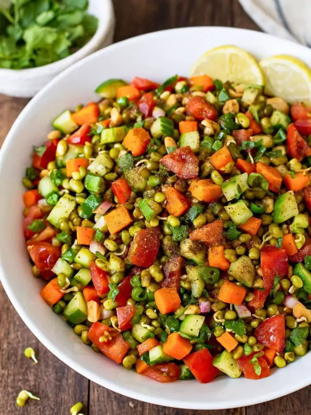 Sprouted Moong Salad