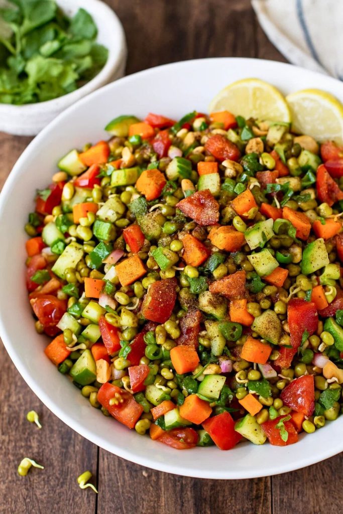 Sprouted Moong Salad