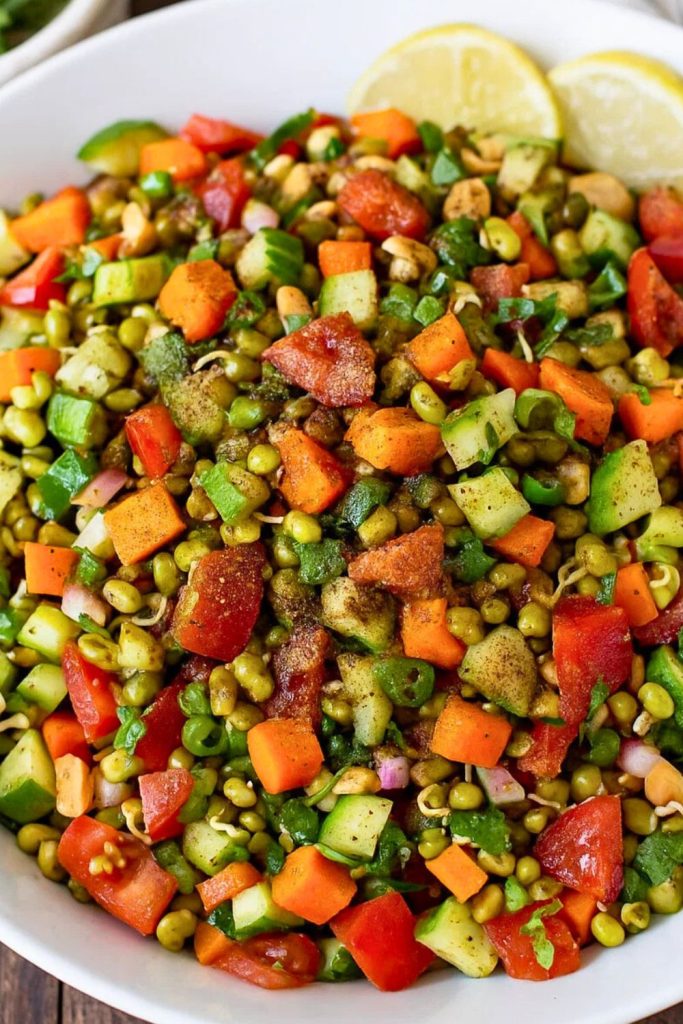 Sprouted Moong Salad