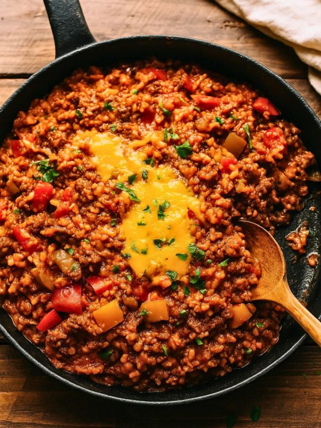 Unstuffed Pepper Skillet