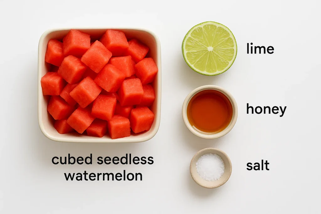 Watermelon Popsicles Ingredients