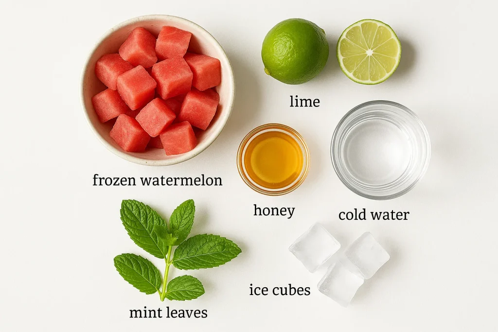 Watermelon Slushie Ingredients
