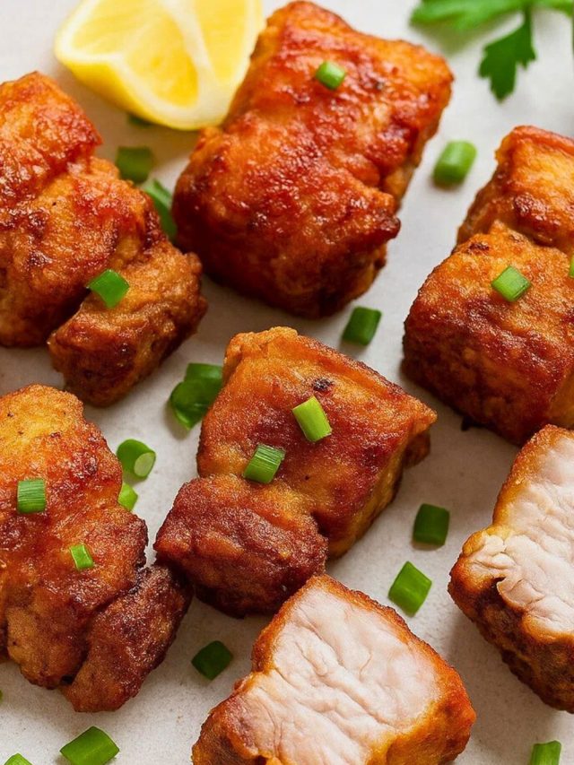 Air Fryer Crispy Pork Belly