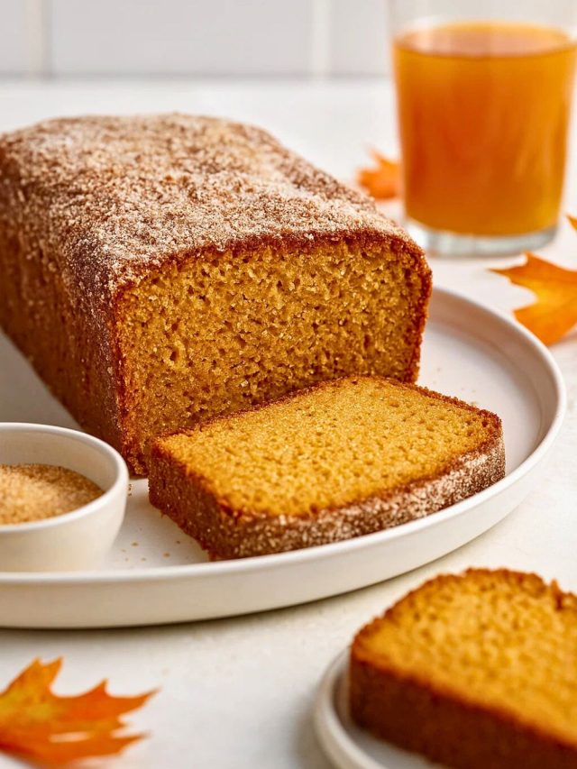 Apple Cider Doughnut Loaf Cake