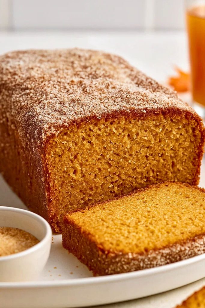 Apple Cider Doughnut Loaf Cake