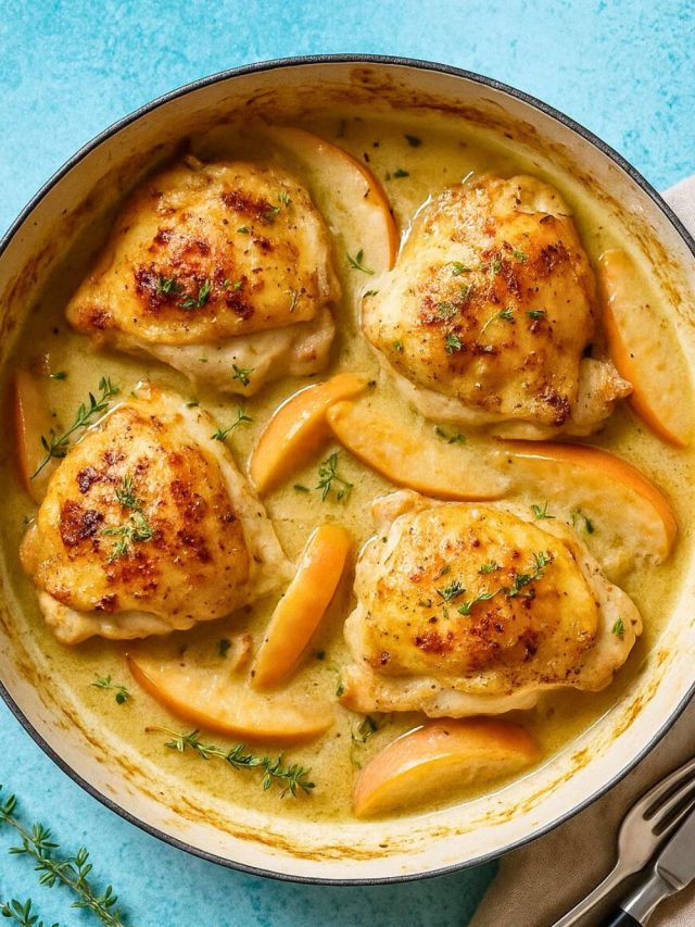 Baked Chicken with Apples