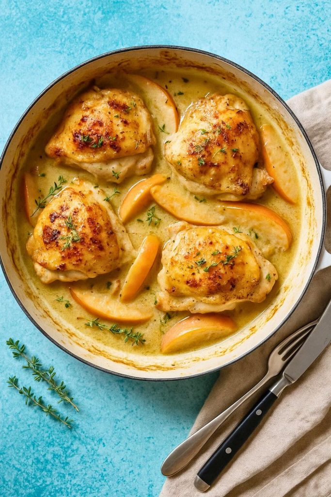 Baked Chicken with Apples
