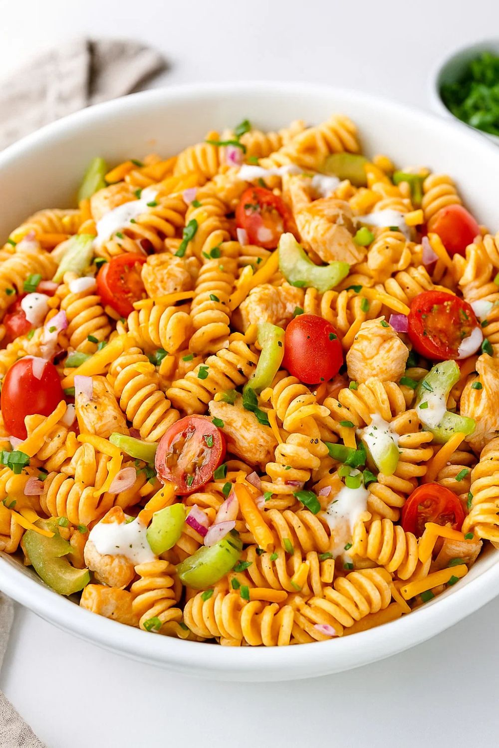 Buffalo Chicken Ranch Pasta