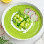 Chilled Cucumber Avocado Soup