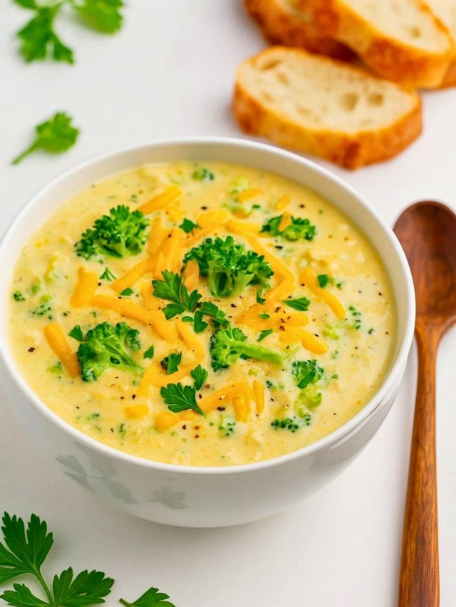 Creamy Broccoli Cheddar Soup