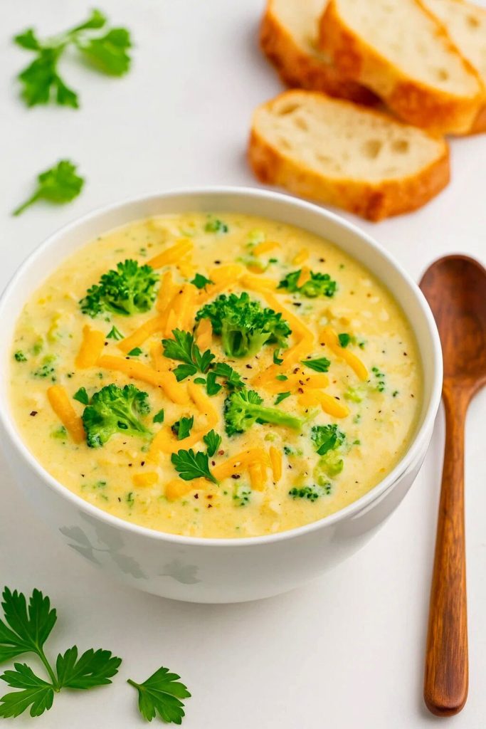Creamy Broccoli Cheddar Soup