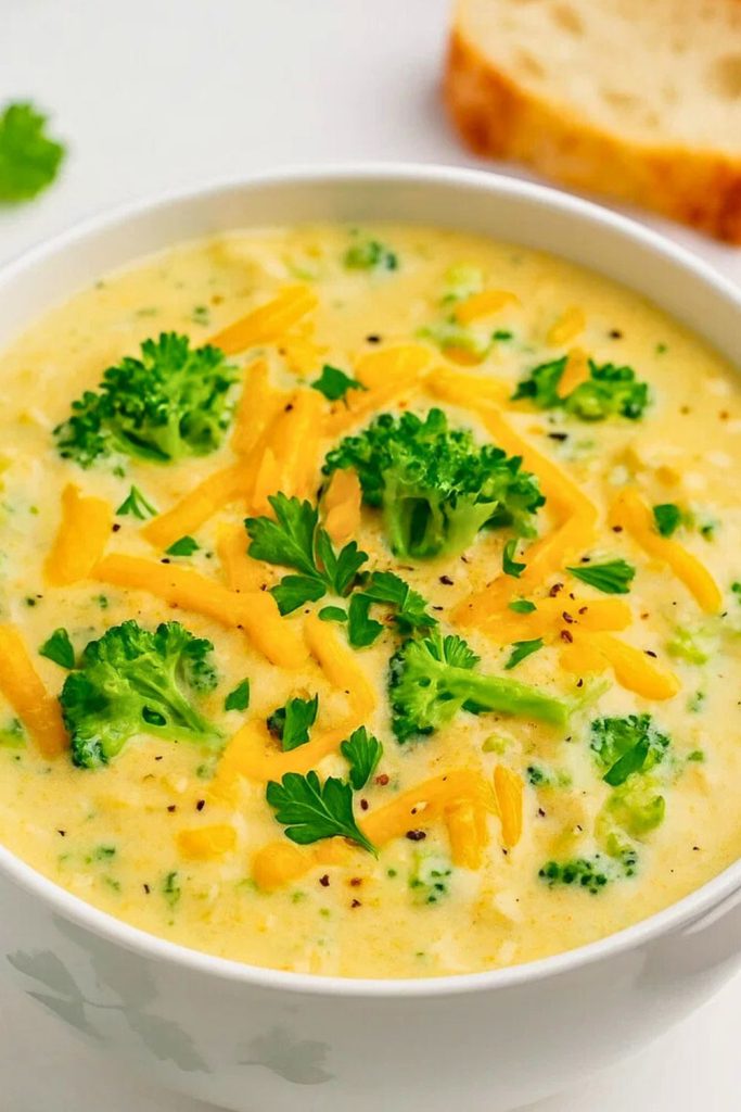 Creamy Broccoli Cheddar Soup