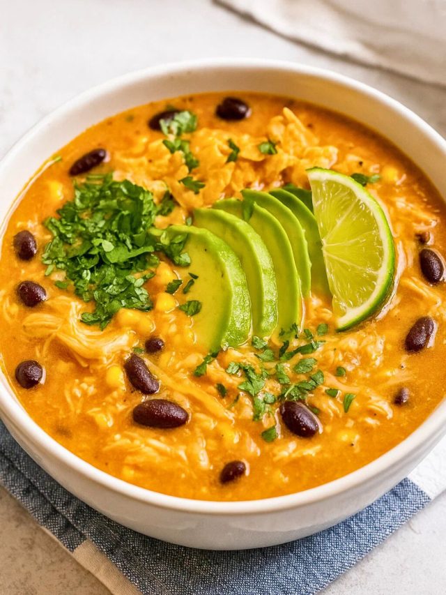 Creamy Chicken Enchilada Soup