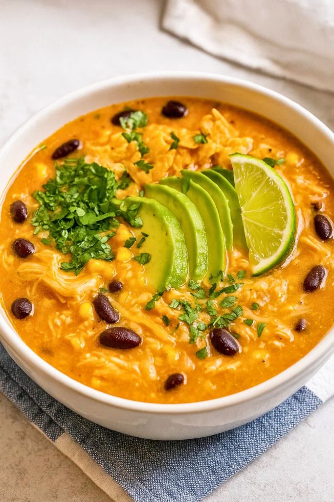 Creamy Chicken Enchilada Soup