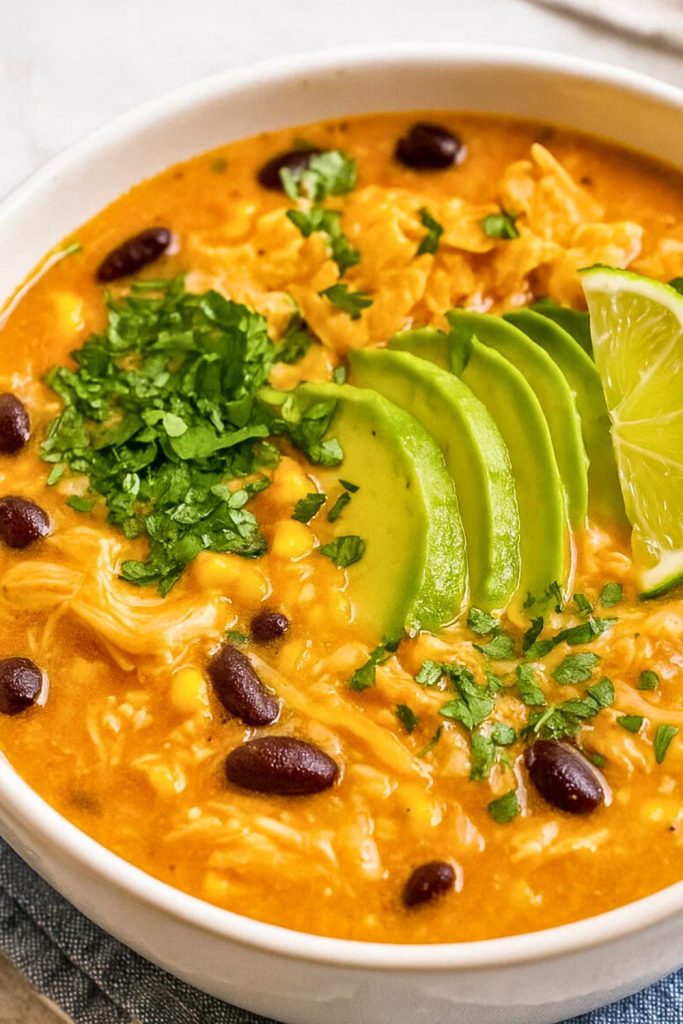 Creamy Chicken Enchilada Soup