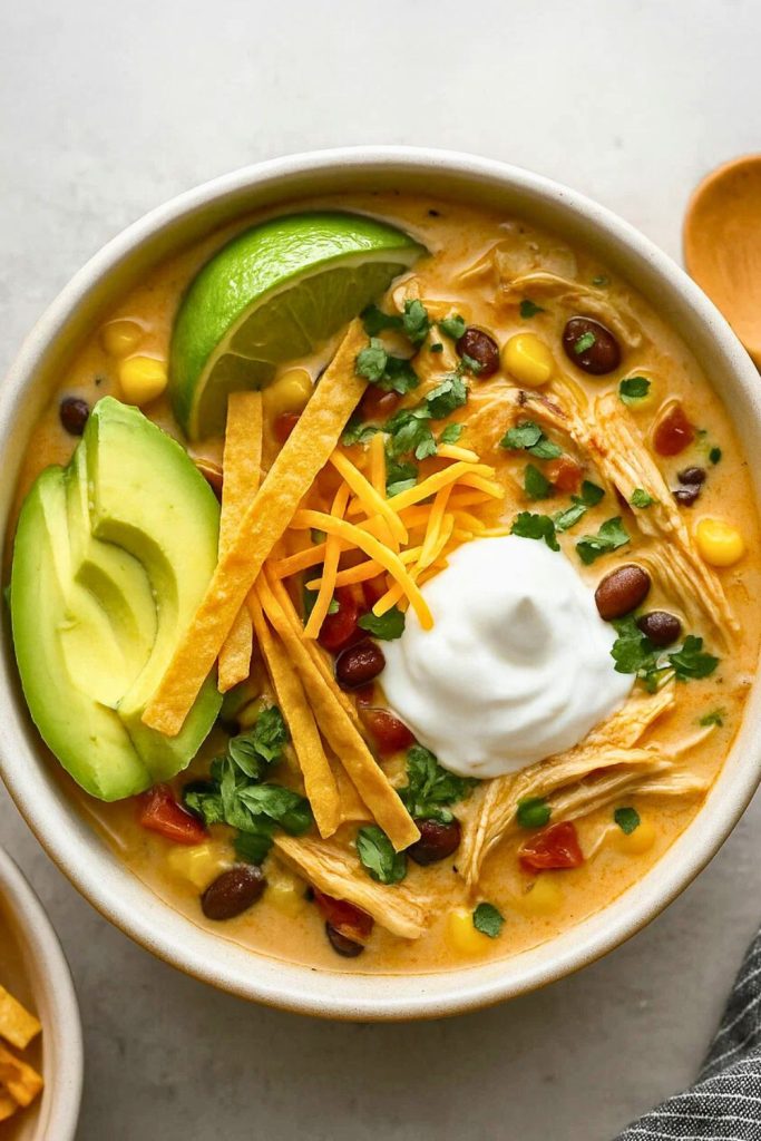 Creamy Chicken Tortilla Soup