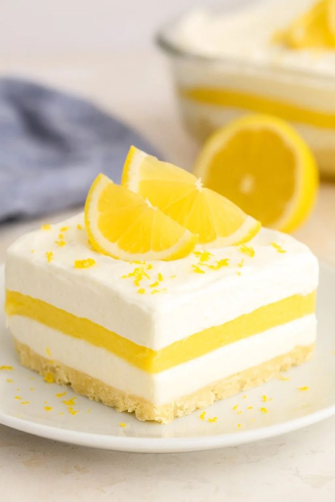 Creamy Lemon Lush Dessert