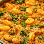 Creamy Sausage Gnocchi Skillet