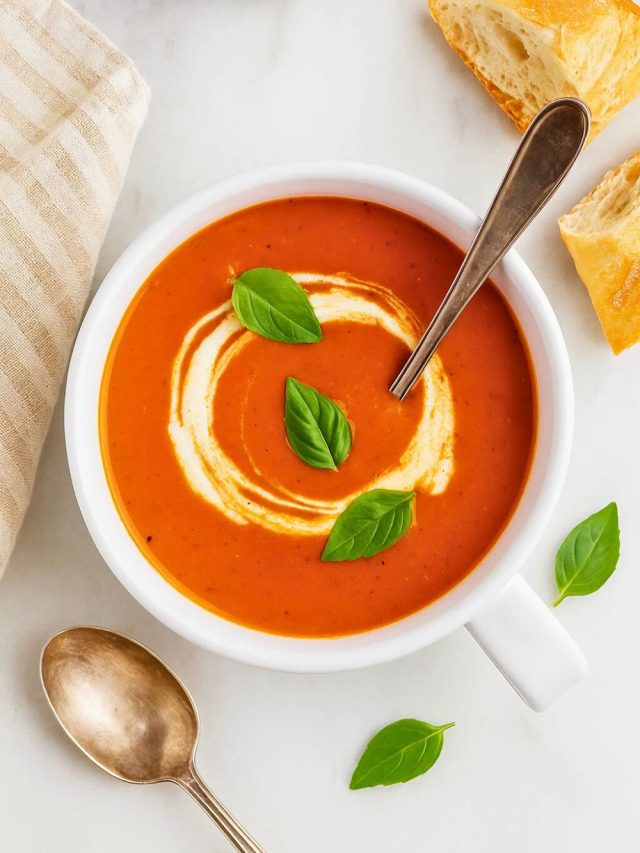 Creamy Tomato Basil Soup