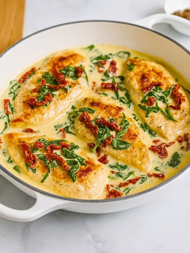 Creamy Tuscan Chicken Skillet