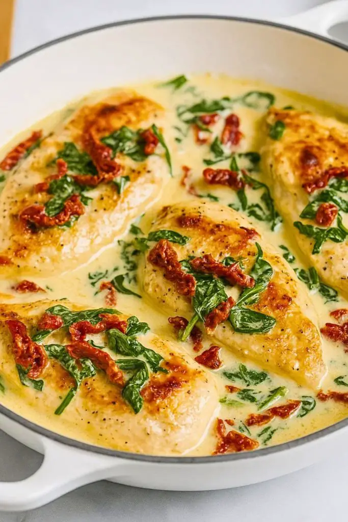 Creamy Tuscan Chicken Skillet