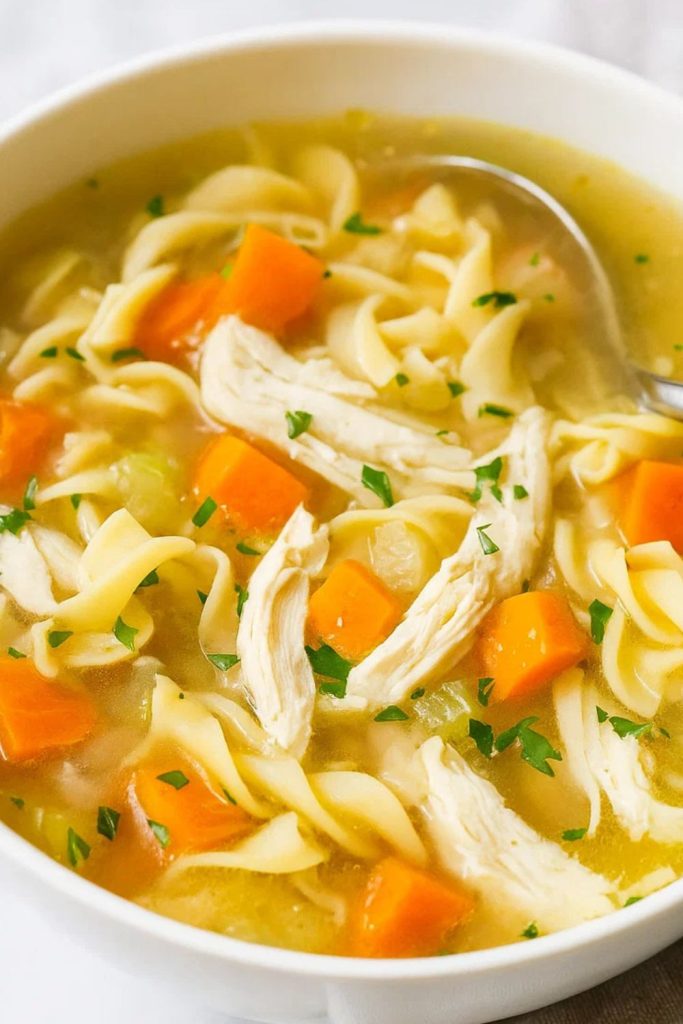 Crockpot Chicken Noodle Soup