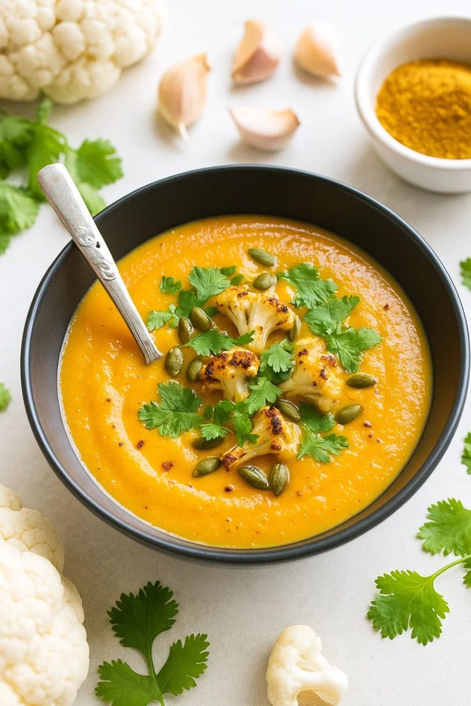 Curried Cauliflower Soup
