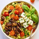 Greek Chicken Orzo Salad