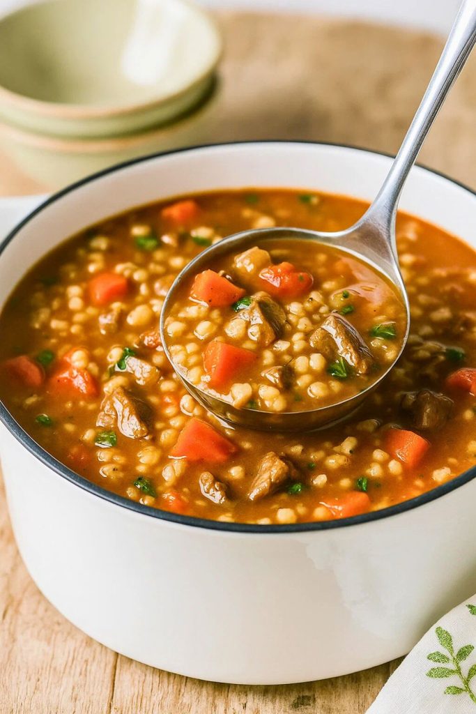 Hearty Beef Barley Soup