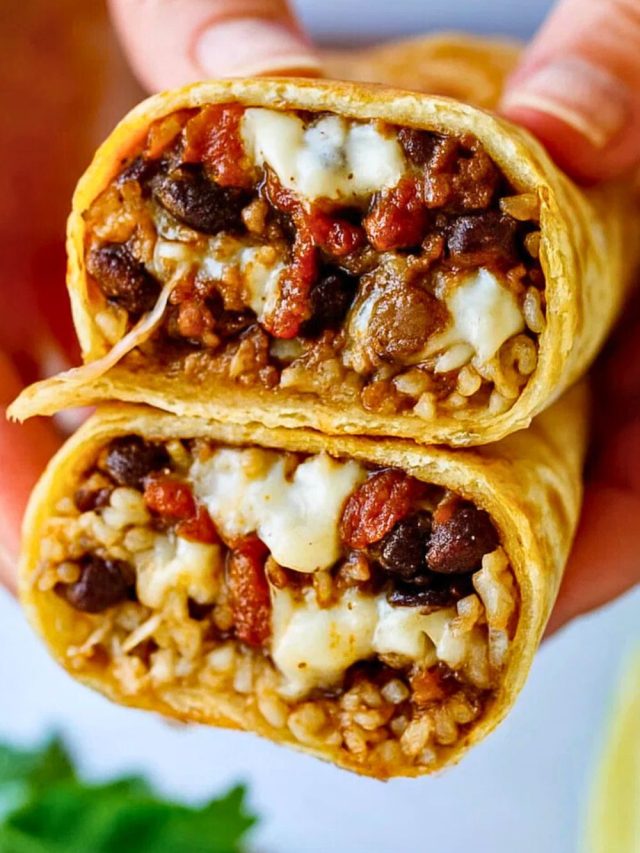 Homemade Beef Burrito