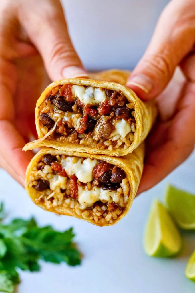 Homemade Beef Burrito