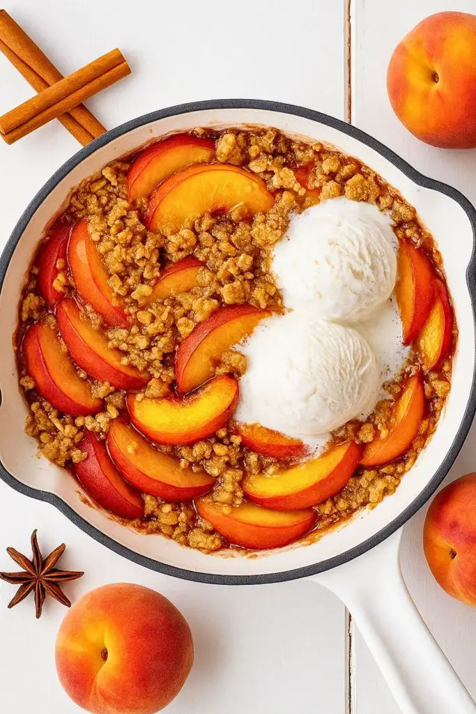 Homemade Peach Crisp