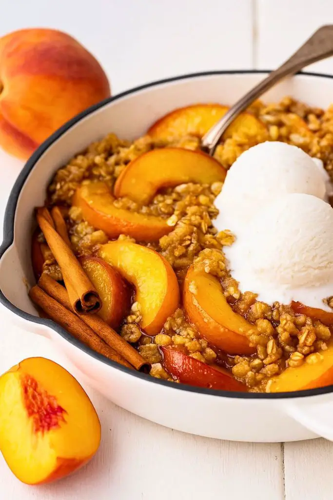Homemade Peach Crisp