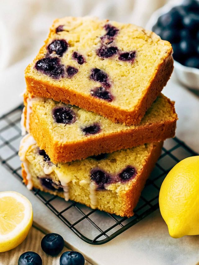 Lemon Blueberry Loaf Cake