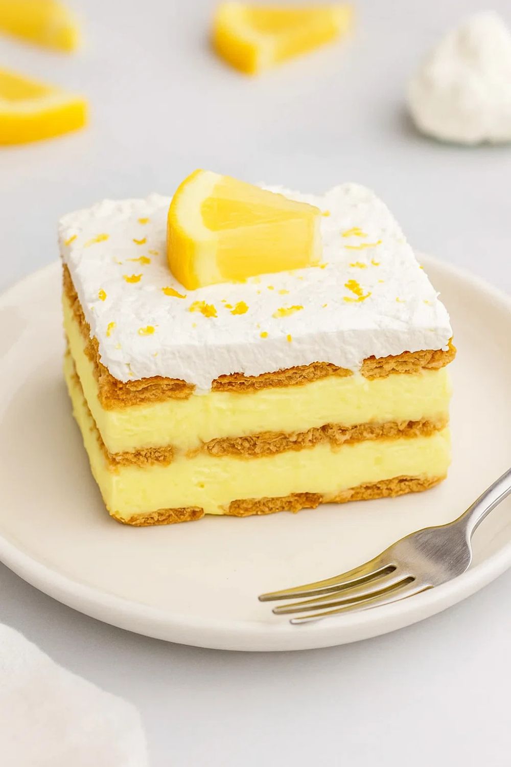 Lemon Icebox Cake Bliss