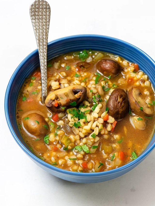 Mushroom Barley Soup