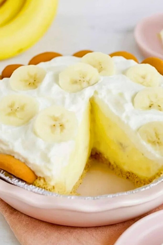 No Bake Banana Cream Pie