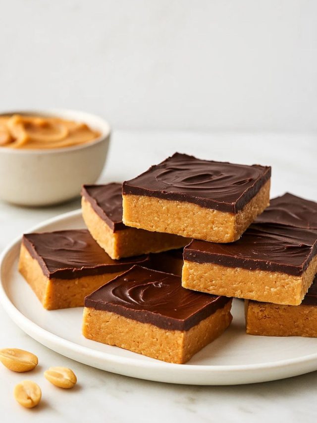 No Bake Peanut Butter Bars
