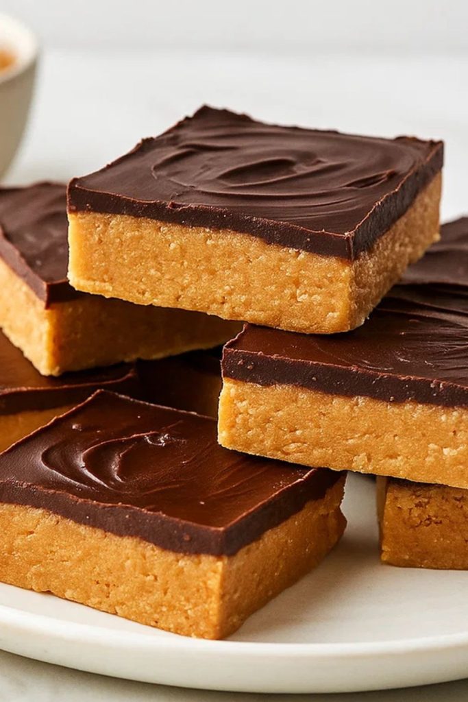 No Bake Peanut Butter Bars