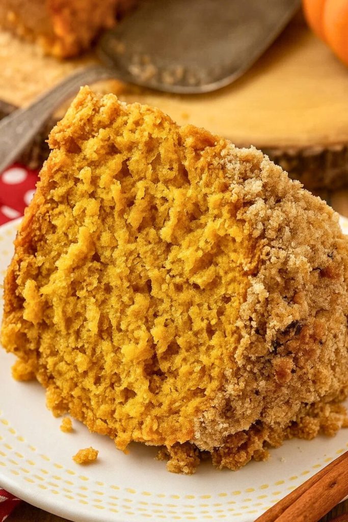 Pumpkin Streusel Coffee Cake
