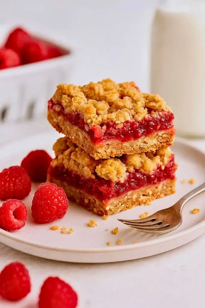 Raspberry Crumble Bars